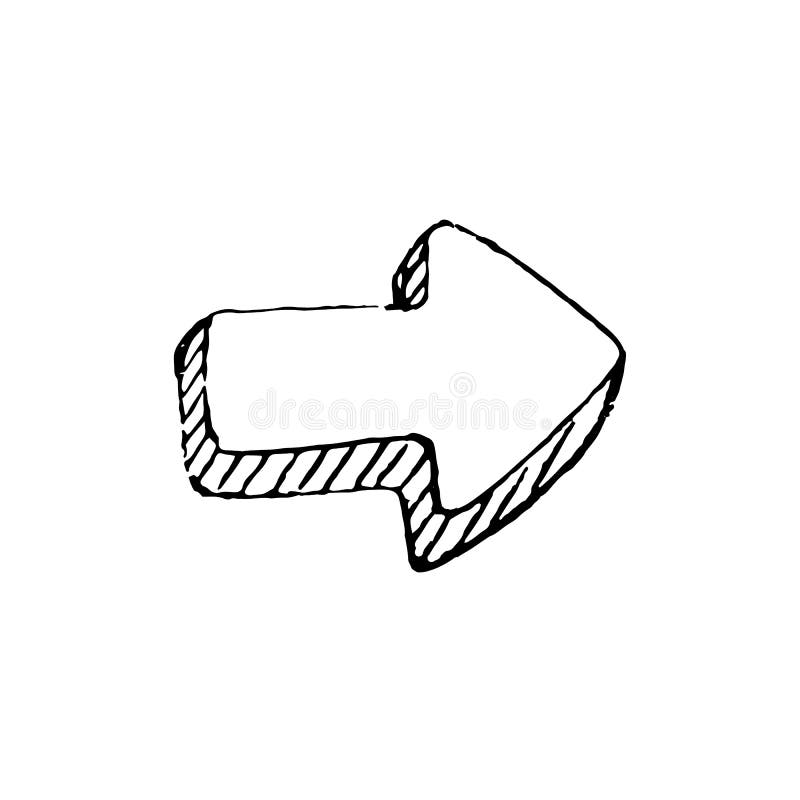 Handdrawn значок doodle стрелки Эскиз нарисованный рукой черный Symbo знака бесплатная иллюстрация Handdrawn значок doodle стрелки Эскиз нарисованный рукой черный Symbo знака бесплатная иллюстрация