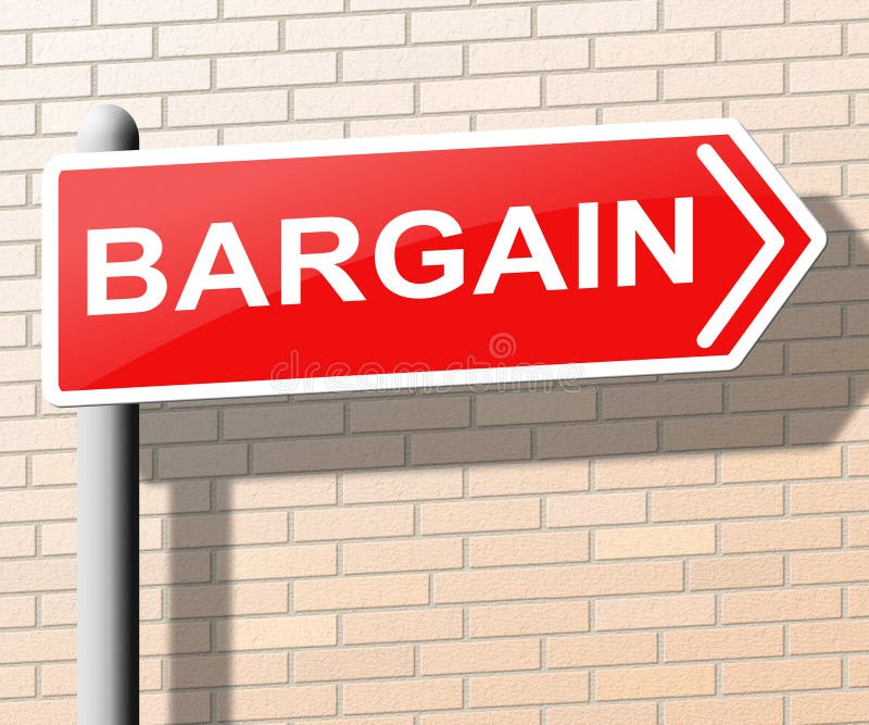 HandelZeichen Bedeutet Illustration Des Sonderangebot3d Stockfoto