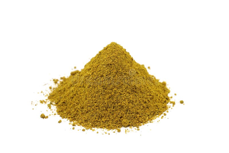 A Handful of Crushed Spices Stock Photo Image of isolated, coriander