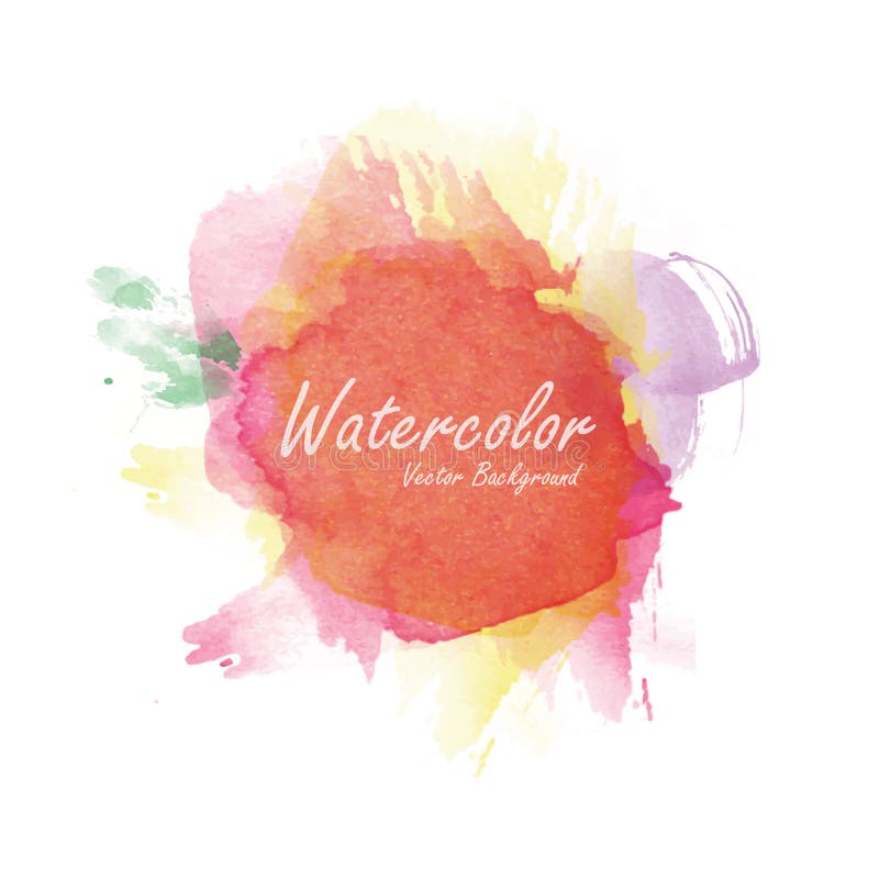 handgemalter Aquarellhintergrund-Schablonenvektor vektor abbildung handgemalter Aquarellhintergrund-Schablonenvektor vektor abbildung