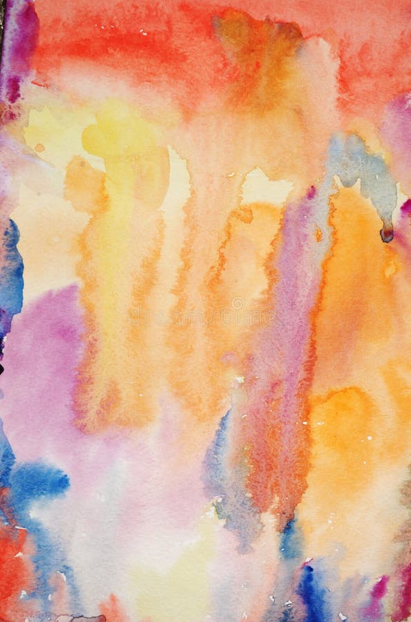 Handgemalter Kunsthintergrund des Aquarells stockbilder Handgemalter Kunsthintergrund des Aquarells stockbilder