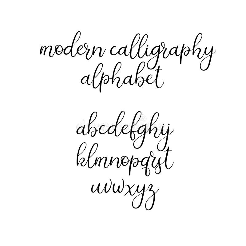 Featured image of post Handschrift Moderne Kalligraphie Alphabet / These pens you can use with handlettering.