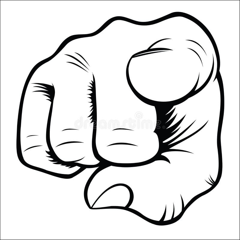Handgester - dig vektor illustrationer