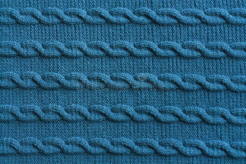 Handgjord blå textur för handarbeteulltyg. Handgjort mörker - blå textur för handarbeteulltyg abstrakt bakgrund