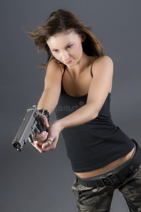 Handgun girl