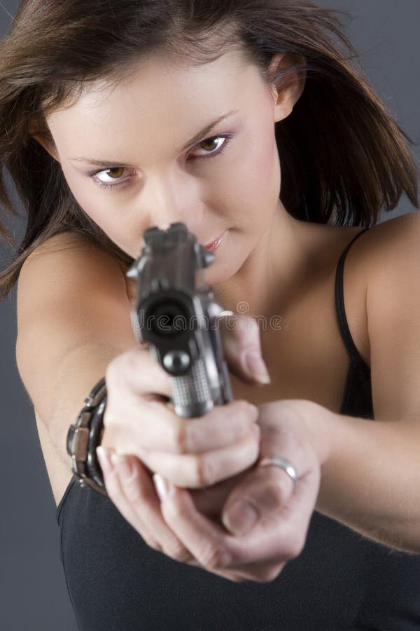 Handgun girl