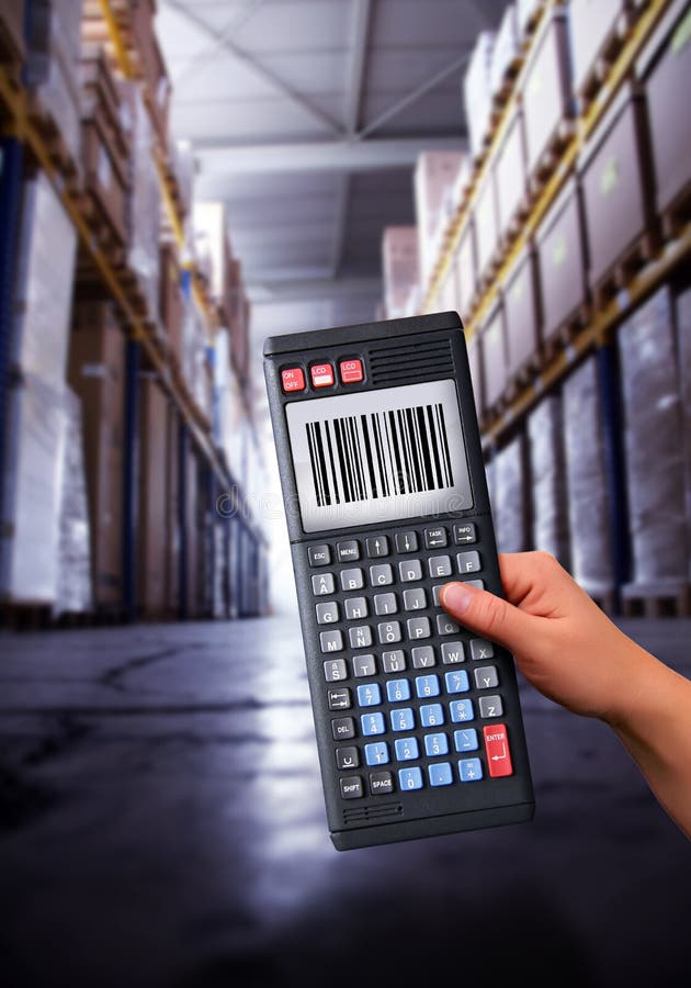 Handheld computer stock photos