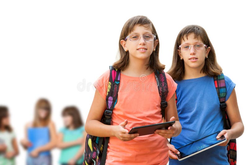 Handicapped students. royalty free stock images Handicapped students. royalty free stock images