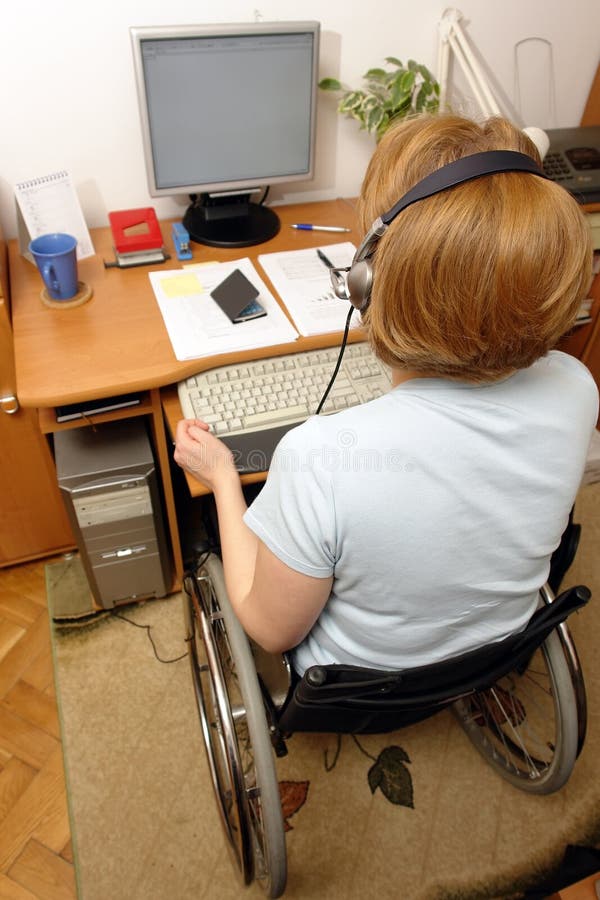 Handicapped telemarketer