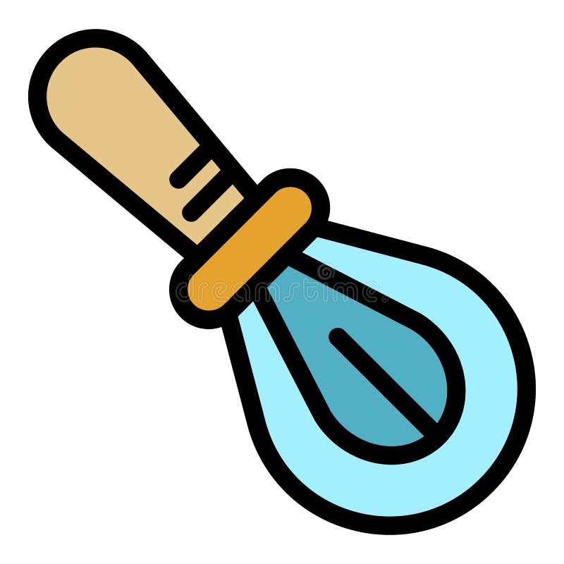 Handle mixer icon color outline vector royalty free illustration