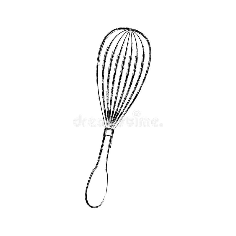 Handle mixer isolated icon stock illustration