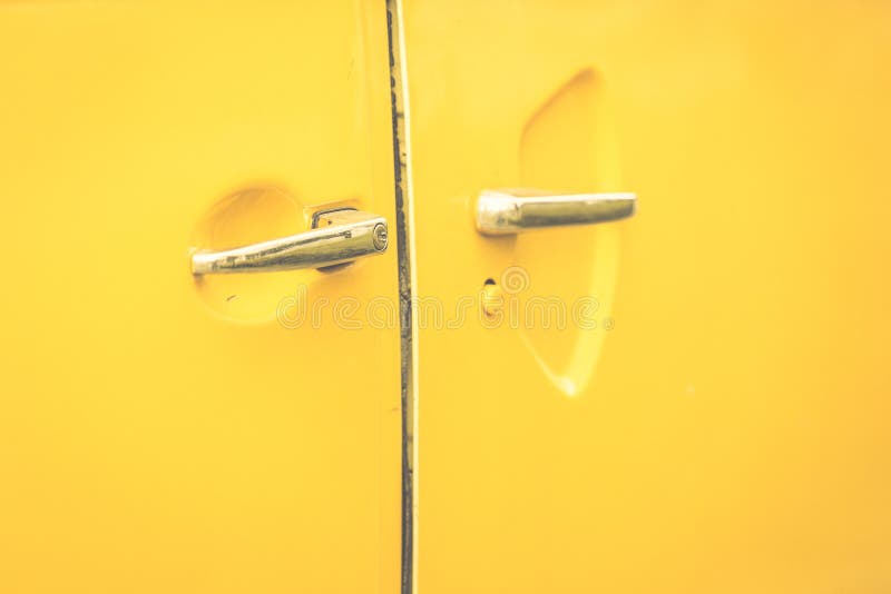 Handle of vintage car stock image. Image of detail, auto 49857507