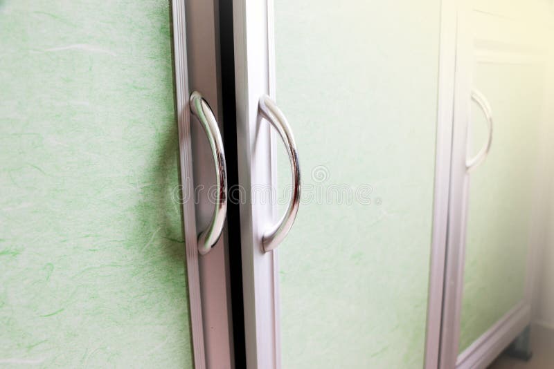 Kitchen Cabinet With Open Doors Stock Photo Image Of Corner