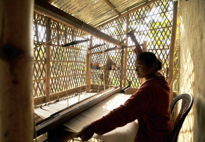 Handloom worker