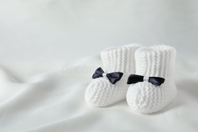 plaid baby booties