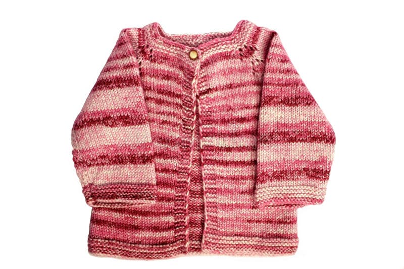 Handmade baby cardigan stock image. Image of buttoned - 3951669