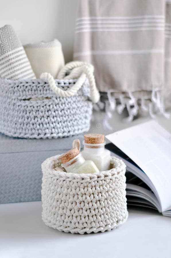 Handmade Baskets Different Sizes Stock Photo Image of serving, shows