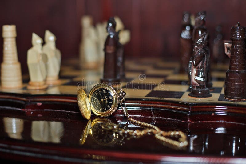 Handmade Chess Pocket Watches Editorial Photography Image of success
