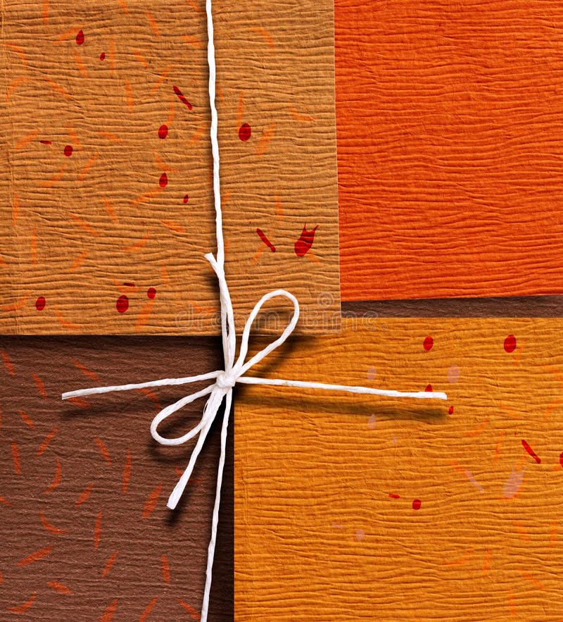 Handmade color papers stock images