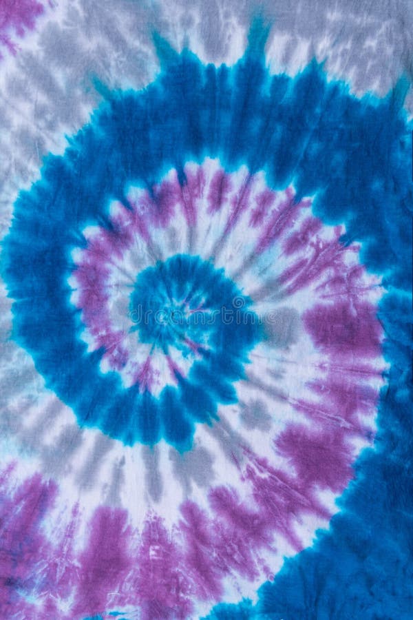 Tie Dye Swirl Design in Retro Abstract Psychedelic Pattern Stock Image ...