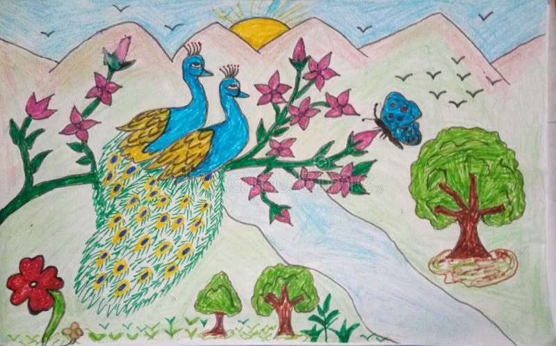 Peacock Drawing Ideas to Know – Paisa Wapas-saigonsouth.com.vn
