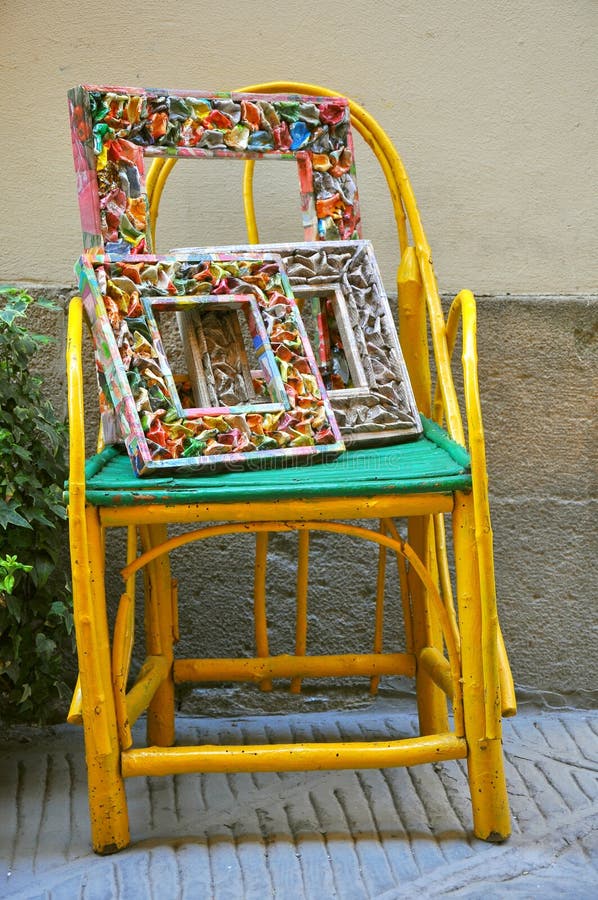 Handmade Frames in Tuscany , Italy Stock Image Image of golden
