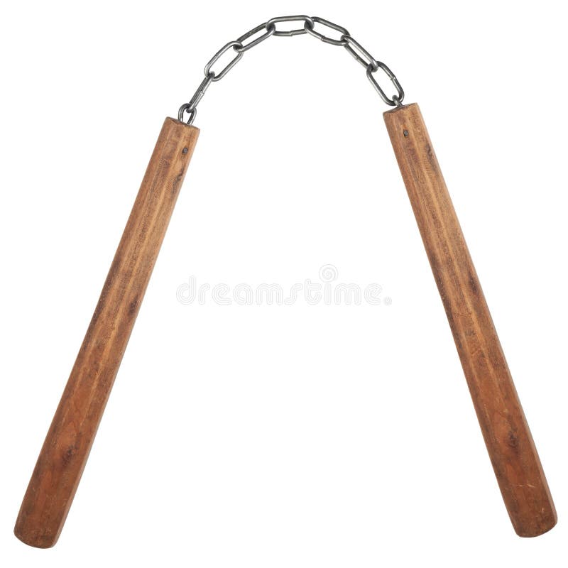 Handmade nunchaku stock photo. Image of japanese, east 64813956