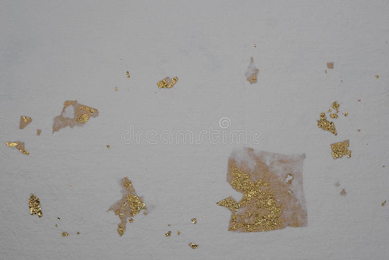 Handmade Paper with Gold Leaf Stock Photo Image of design, rough