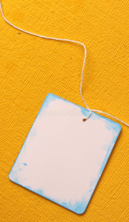 Handmade paper tag