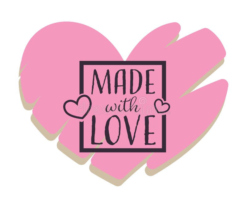 Hand Made Label, Handmade Crafts Workshop Stock Vector - Illustration of  love, floral: 80236832