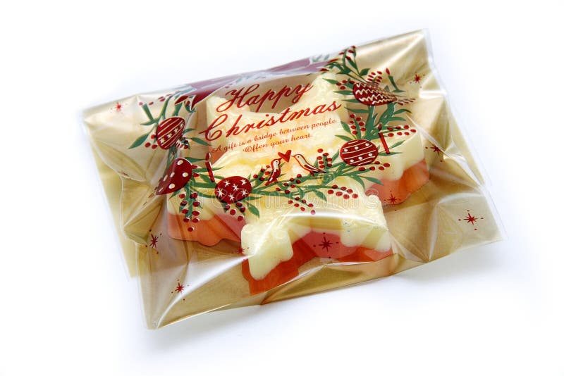 Handmade soap with happy christmas inscription. Soap snowflake stock images, royalty-free photos and pictures