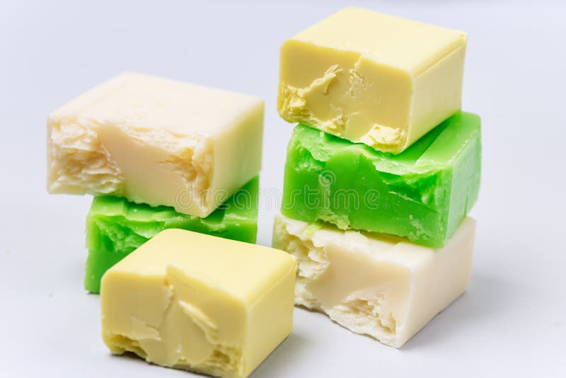 Handmade Spa Soap Organic Soa Various Soap Bars Spa Treatments Top View Horizontal Spa Concept stock images