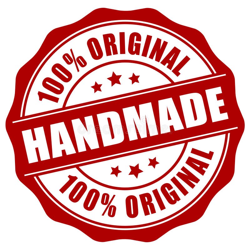 100% Handmade stamp