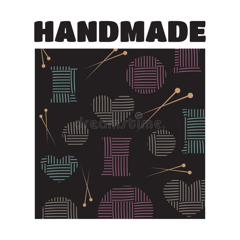 Handmade workshop cross stitching royalty free illustration