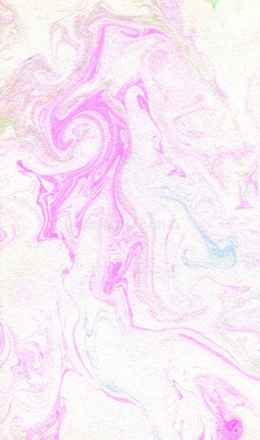 Handmålad vattenfärgsdynamisk vertikal komposition rosa färg på vit bakgrund royaltyfri illustrationer Handmålad vattenfärgsdynamisk vertikal komposition rosa färg på vit bakgrund royaltyfri illustrationer