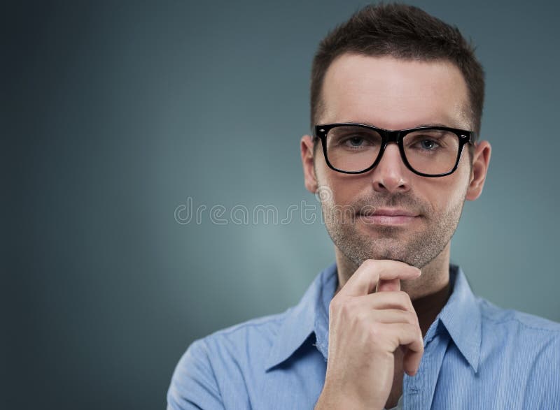Handome man stock image