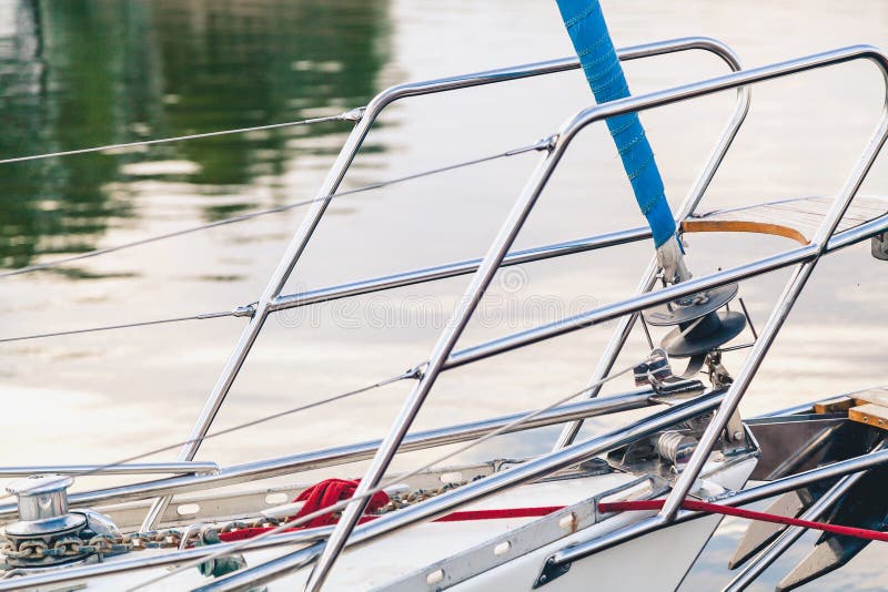 sailboat stainless steel handrails