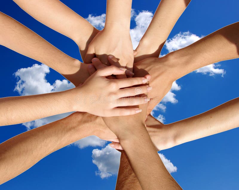 Hands stock photo. Image of human, group, leadership, hands 3818882