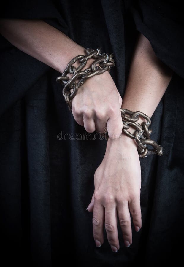 Hands In Chains Stock Image Image Of Rust Strain Business