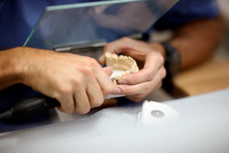 The Process of Manufacturing Dentures Stock Image Image of process, hospital 100185725