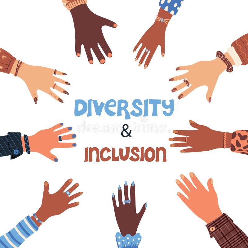 Diversity and inclusion as a Heart shape made from diverse multicultural  hands as a group of different people hands connected together shaped as a  symbol of social unity Photos