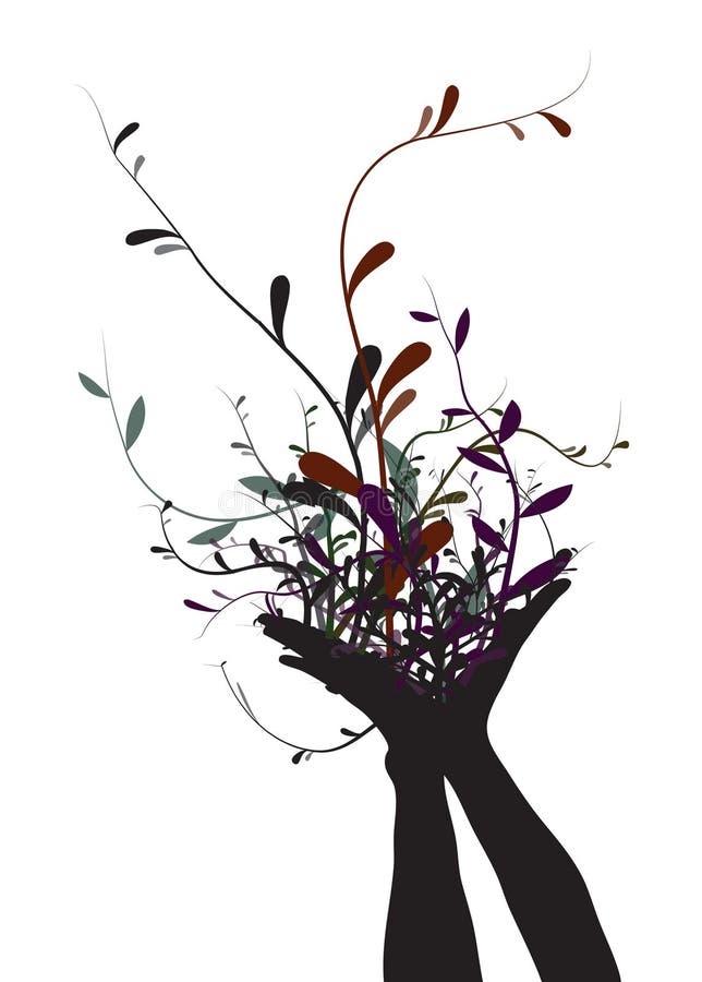 Touching hands stock illustration. Illustration of touching 1624298