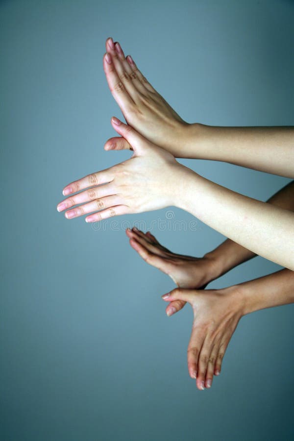 Hands forming wings stock image. Image of flap, butterfly 6852275