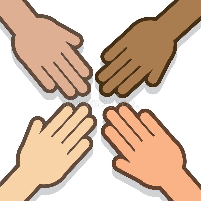 https://thumbs.dreamstime.com/b/hands-four-reaching-all-48107932.jpg