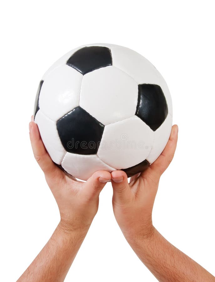 Hands Holding Football Royalty Free Stock Images Image 16189039