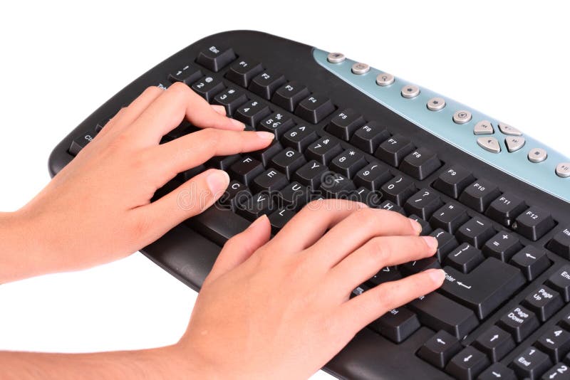 Hands on keyboard