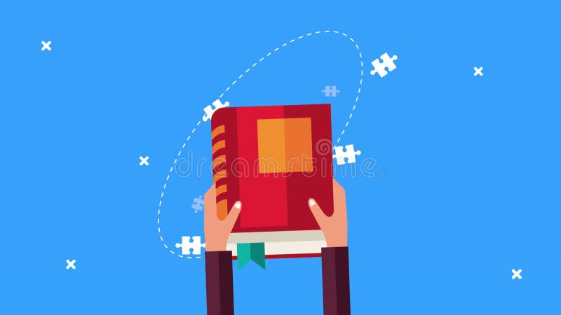 Text Book Open With Rocket Literature Stock Footage SBV-338611095 -  Storyblocks