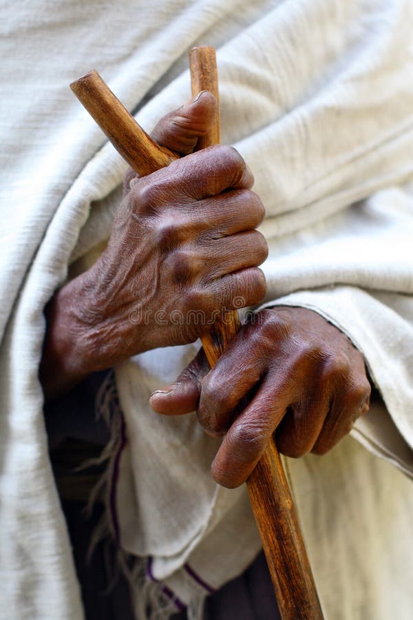 Hands of old woman, Ethiopia