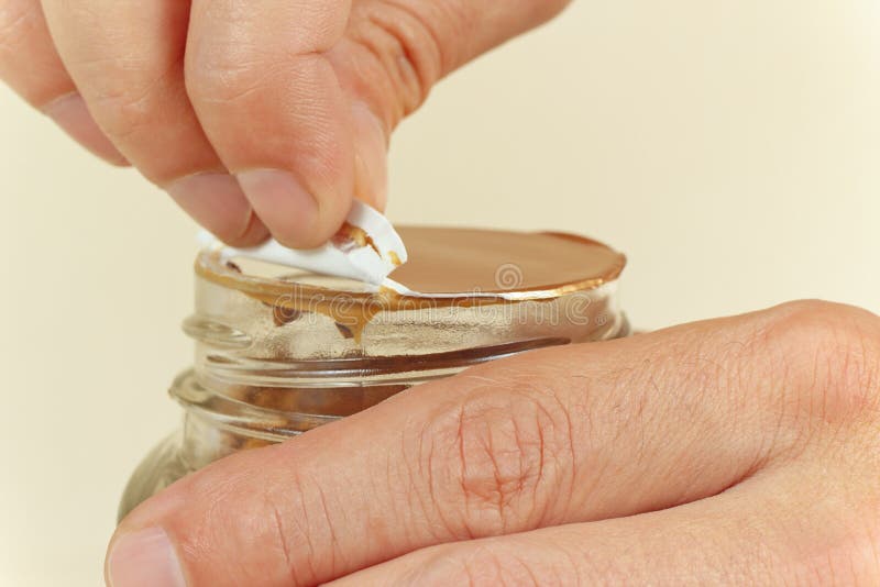 Hands Opening Jar Granulated Coffee Stock Photos Free & RoyaltyFree