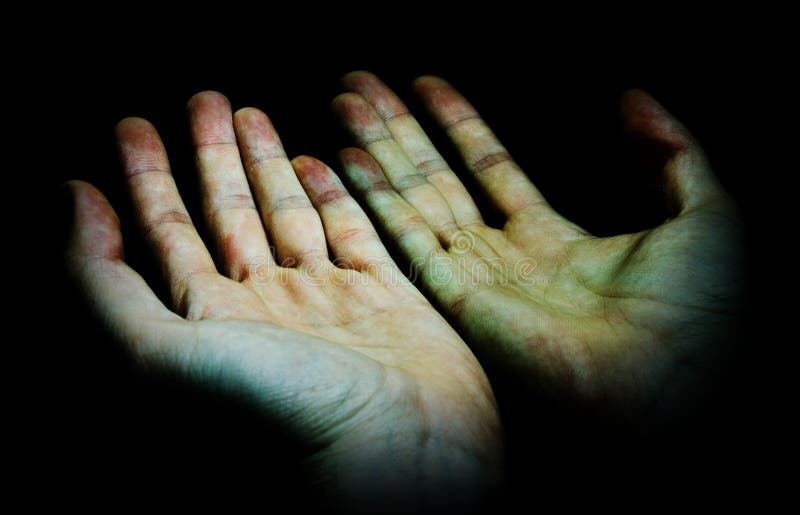 closed hands outstretched closed hands outstretched